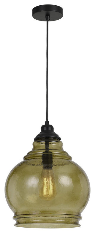 60W Rovigo Rippled Glass Pendant