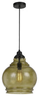 60W Rovigo Rippled Glass Pendant