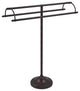 Free Standing Double Arm Towel Holder, Venetian Bronze