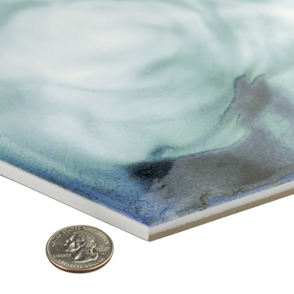Raktion Hex Porcelain Floor and Wall Tile