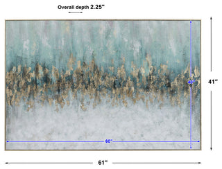 Uttermost Divide Hand Painted Art