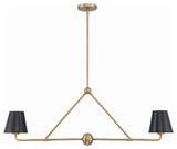 Crystorama Lighting Group XAV-B9302 Xavier 2 Light 42"W Linear - Vibrant Gold