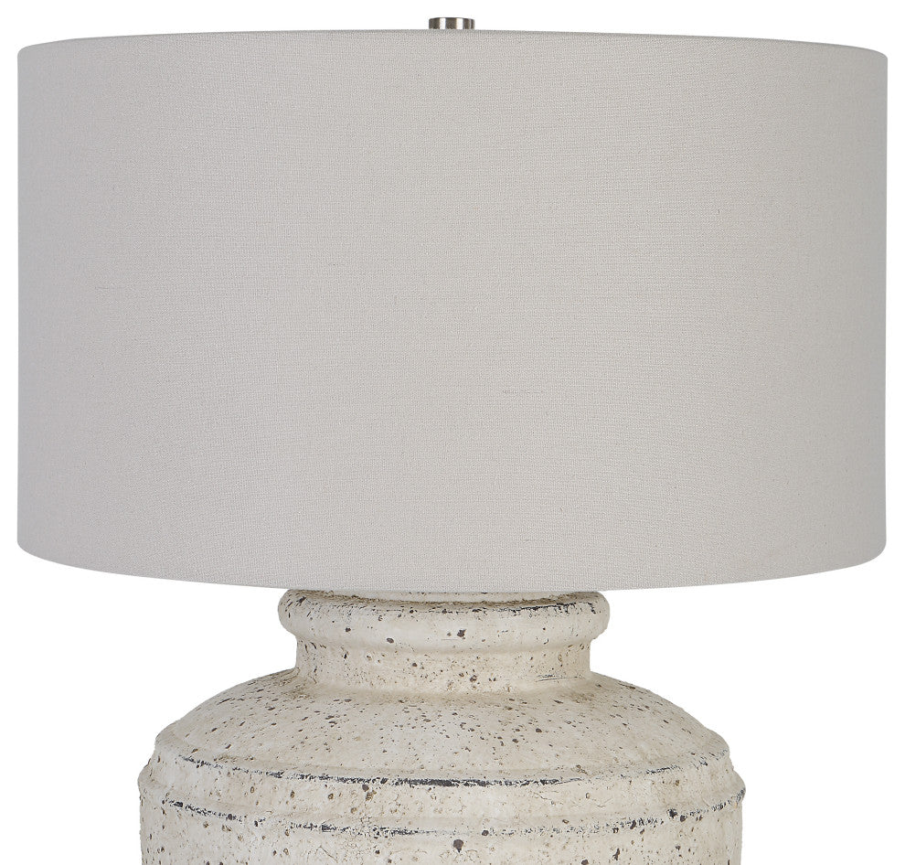 Uttermost Artifact Aged Stone Table Lamp