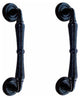 9" Wrought Iron Door Gate Handle Pull Colonial Antique Design Pack of 2