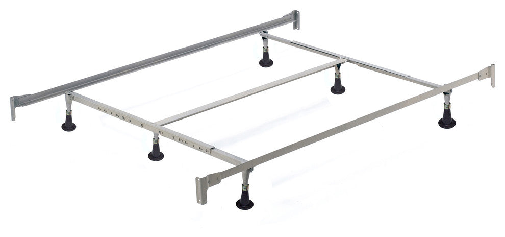 Cumberland Bed, Metal Bed Rail Included, Black, Queen