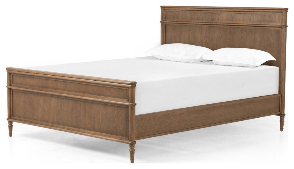 Toulouse Bed-Toasted Oak-Queen