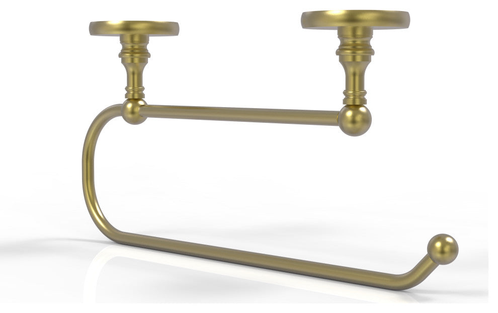 Skyline Under Cabinet Paper Towel Holder, Satin Brass