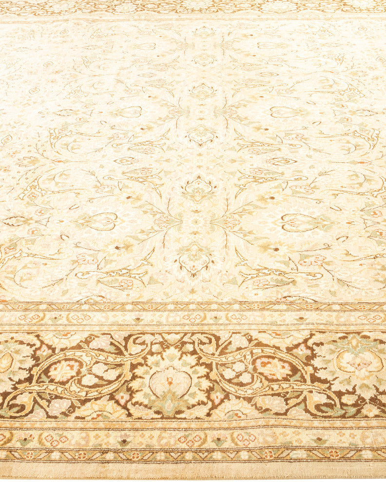Mangalore, One-of-a-Kind Hand-Knotted Area Rug Ivory, 8'2"x10'5"