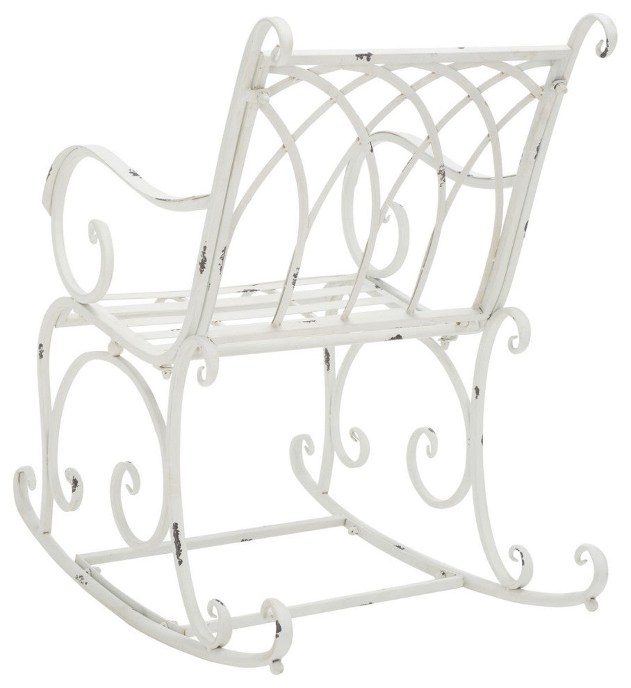 Safavieh Medrano Rocking Chair, Antique White