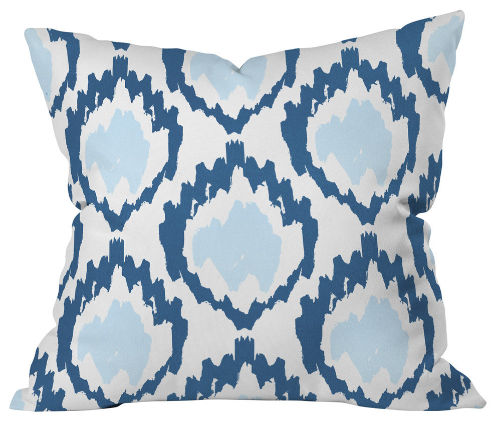 Allyson Johnson Bohemian Indigo iKat Throw Pillow