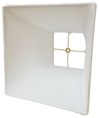Royal Designs Square Bell Basic Lamp Shade, Linen Beige, 16x16x12.5