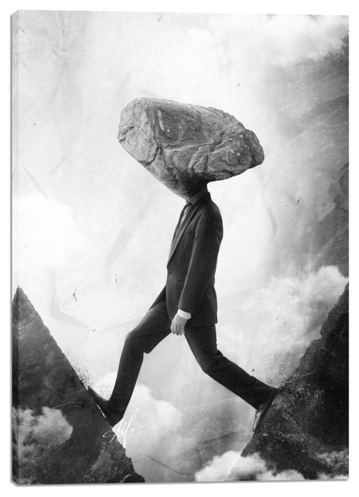 Cortesi Home "Stubborn" by Mario Sanchez Nevado, Giclee Canvas Print, 12"x18"