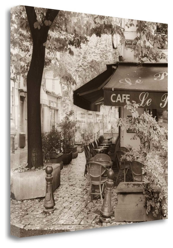 "Cafe Aix - En - Provence" By Alan Blaustein, Giclee on Gallery Wrap Canvas