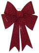 30" Red Glitter Mesh Bow