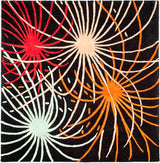 Safavieh Soho soh757a Rug, Black/Multi, 6'0"x6'0" Square