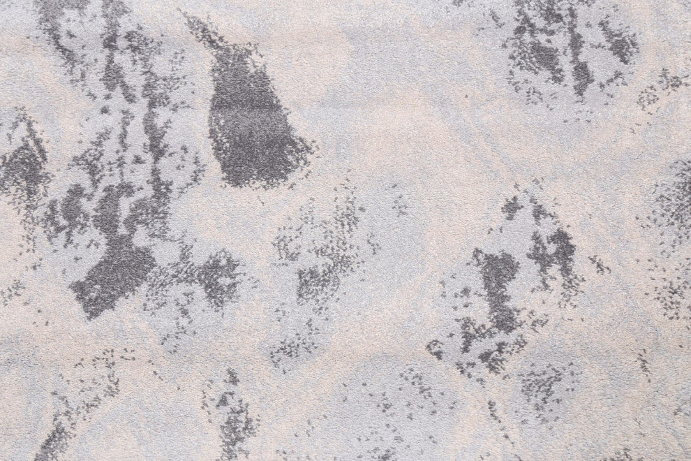 Turkish Abstract Transitional Oriental Rug Contemporary Carpet 3x8