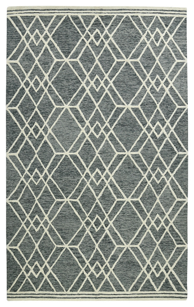 Vista Duncan Area Rug, Gray, 5' x 8', Geometric