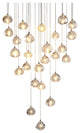 Hanging Modern Crystal Lamp for Staircase, 18 Lights