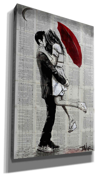 Epic Graffiti "Forever Romantics" by Loui Jover, Giclee Canvas Wall Art, 26"x40"