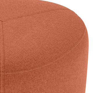 Moore Small Ottoman, Dusty Orange