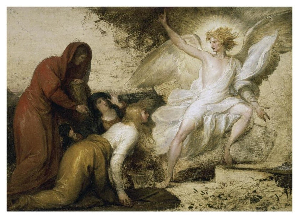 "The Angel at the Tomb of Christ" Digital Paper Print by Benjamin West, 38"x28"