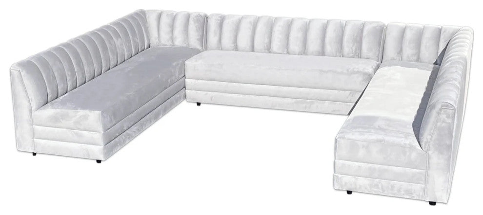 3-Piece U-Shaped Banquette Sofa Sectional
