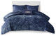 Intelligent Design Felicia Crushed Velvet 4-Piece Comforter Set