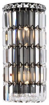 Myron 8" Black Wall Sconce