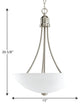 2-Light Foyer, Brushed Nickel