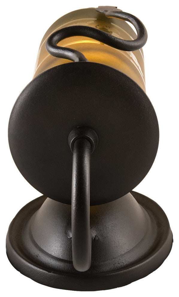 4W Tuscan Vineyard Etched Grapes Wine Bottle Wall Sconce