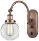 Innovations 918-1W-AC-G202-6 1-Light Sconce, Antique Copper