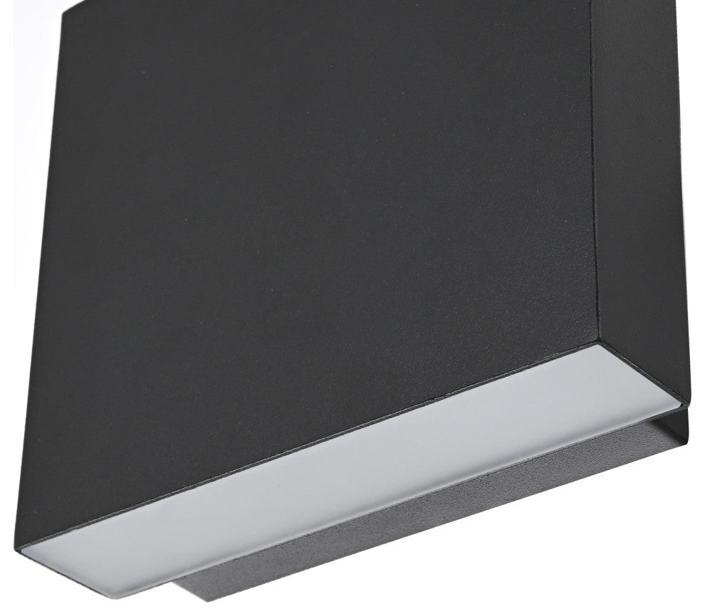 Home Living 5.5" Outdoor Wall Sconce, Black