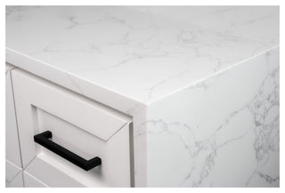 Palisade 36" Bathroom Vanity, White, Engineered Marble