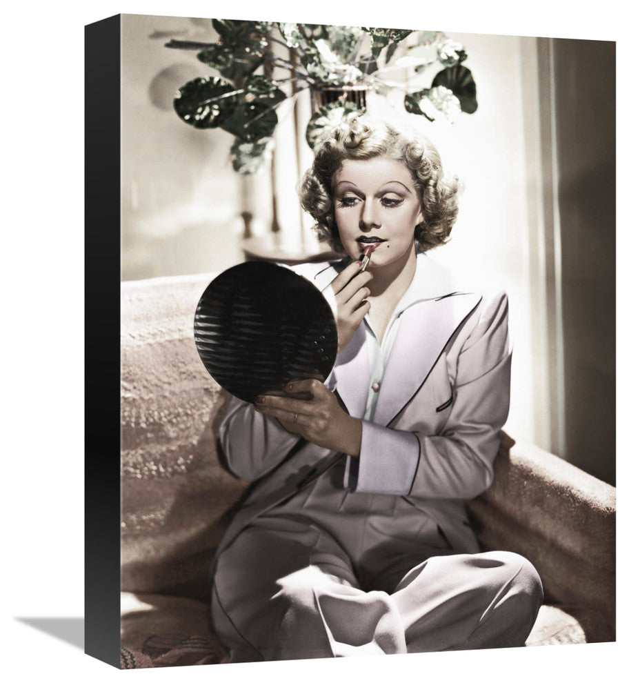 "Jean Harlow" Stretched Canvas Giclee by Hollywood Photo Archive, 13x16"
