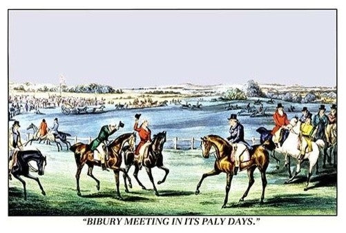 Bibury Meeting in its Paly Days- Framed Paper Poster 20" x 30"