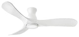 Hinkley Swell Flush Illuminated 56" Led Smart Fan, Matte White