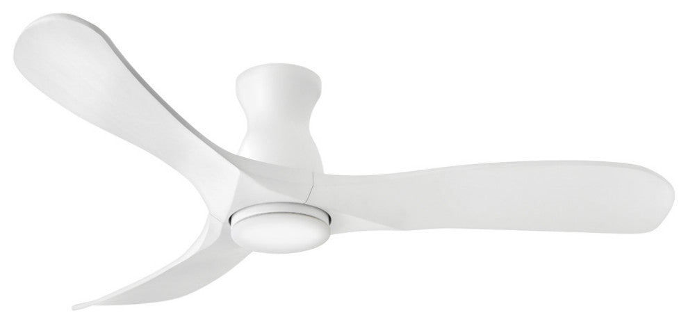 Hinkley Swell Flush Illuminated 56" Led Smart Fan, Matte White
