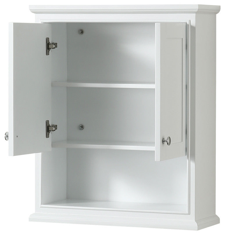 Deborah Over-the-Toilet Wall-Mounted Storage Cabinet in White