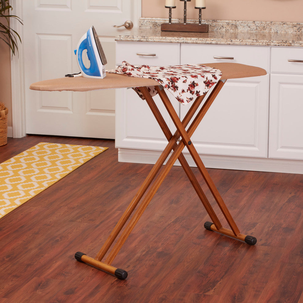 Bamboo Leg Ironing Board