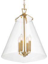 Crystorama Lighting Group VSS-7018 Voss 4 Light 18"W Taper Candle - Luxe Gold
