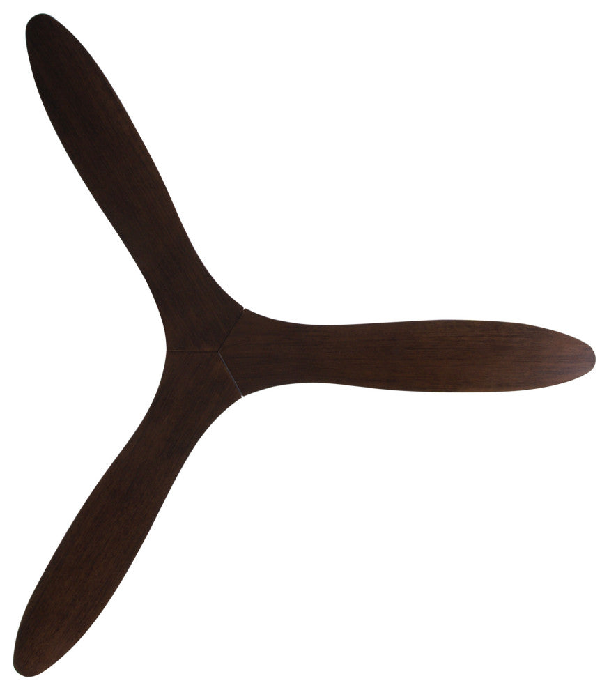 Lucci Air Whitehaven 56" Smart WiFi Controlled Indoor/Outdoor Ceiling Fan, Brushed Chrome