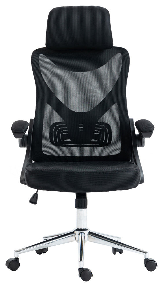 Techni Mobili Ergonomic Office Chair, Black