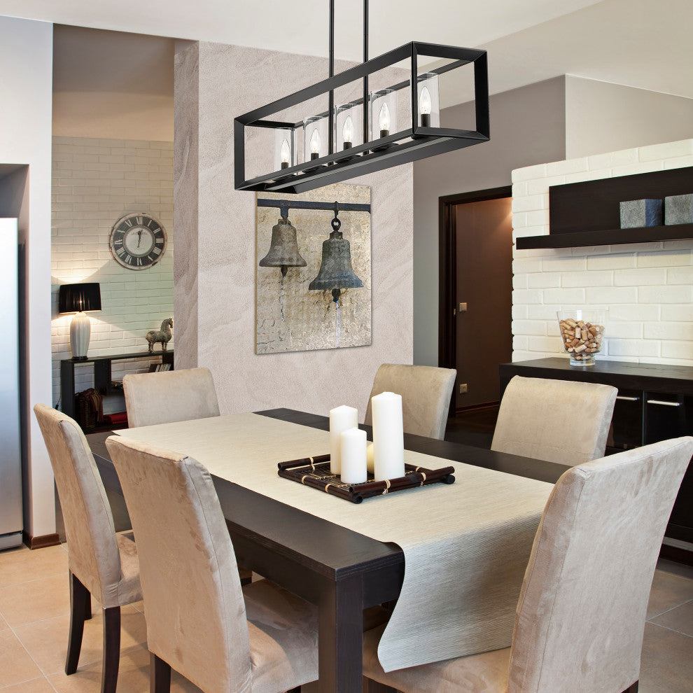 Smyth Linear Pendant, Matte Black, Matte Black