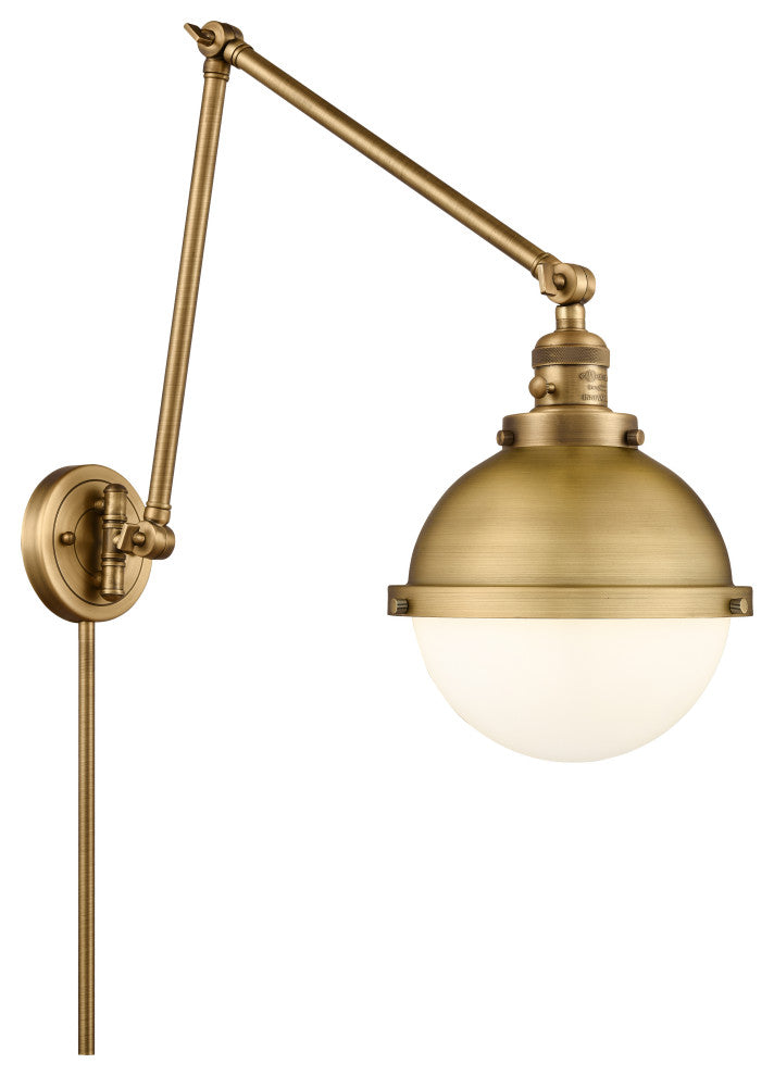 INNOVATIONS 238-BB-HFS-81-BB 1-Light Swing Arm Brushed Brass