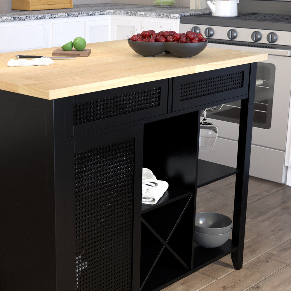 Shrewsbury Expandable Freestanding Kitchen Island