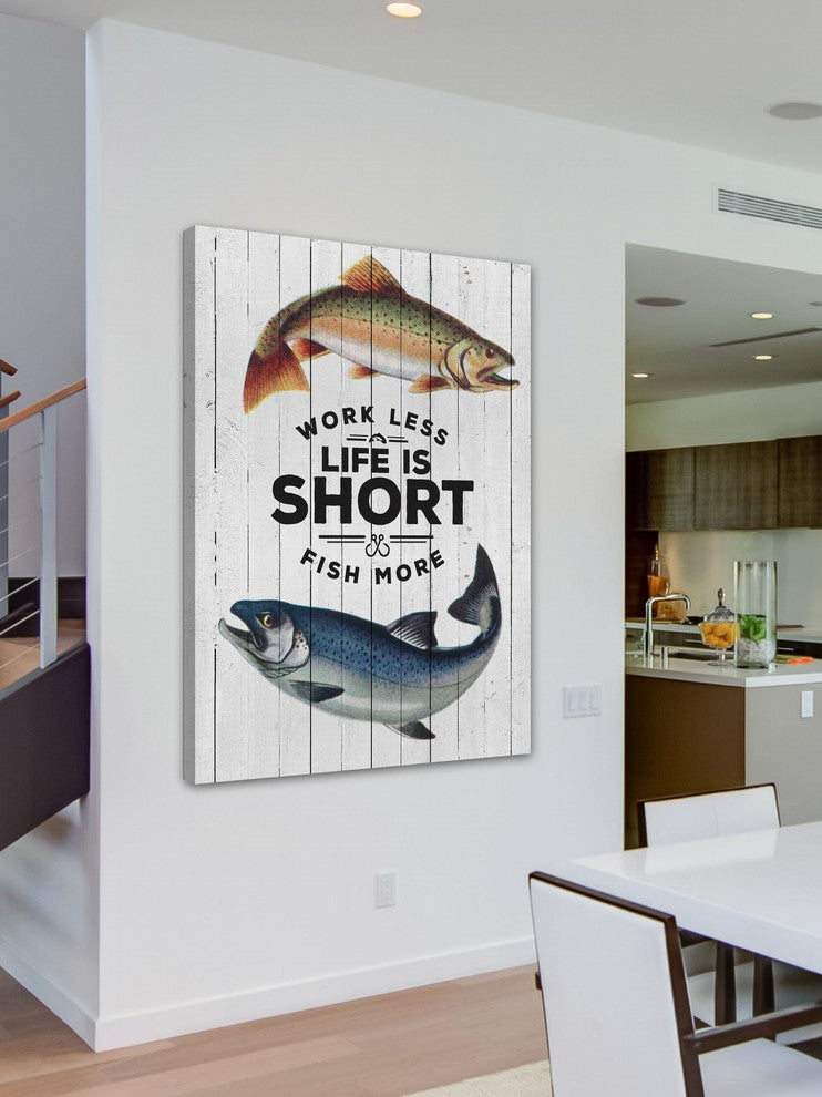 "Life Is Short" Painting Print on Canvas by Saturday Evening Post