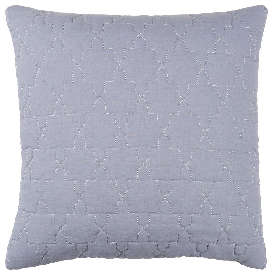 Surya Reda RD-004 20"x20" Pillow Kit, Metallic/Silver