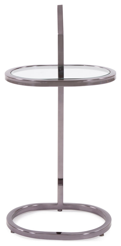 Howard Elliott Oval Stainless Steel Drink Table