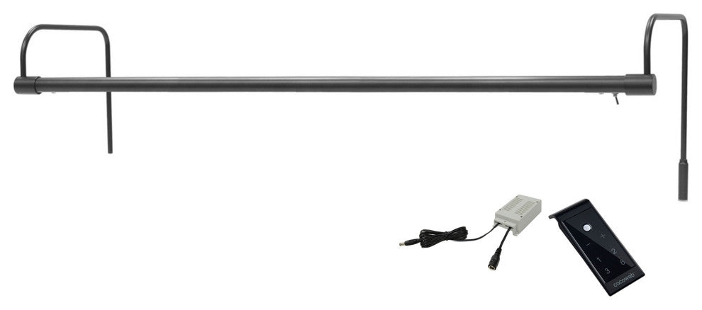 30" Slim Line Frame Light, Oil Rubbed Bronze With Plug-in and Remote