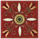 "Festive Tiles I" Digital Paper Print by Anne Tavoletti, 38"x38"